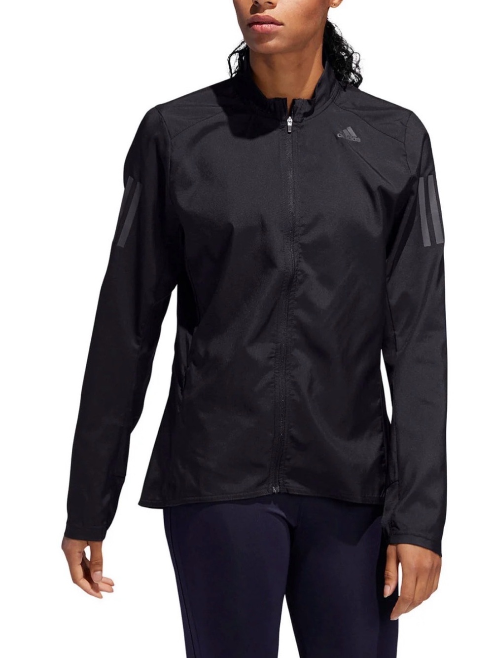 adidas Women's Black Water-Repellent Jacket